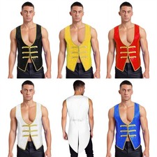 Glitzer Weste Herren Ärmellos