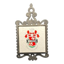 Becks / Bier / Fliese / Schild / Werbung / Brauerei / Gusseisen / Bar Schild ✌️