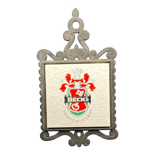 Becks bier fliese schild - /,