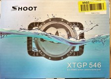 SHOOT XTGP 546 Tauchen mit Zwei Griffen Dome Port für DJI OSMO Action 1 Kamera