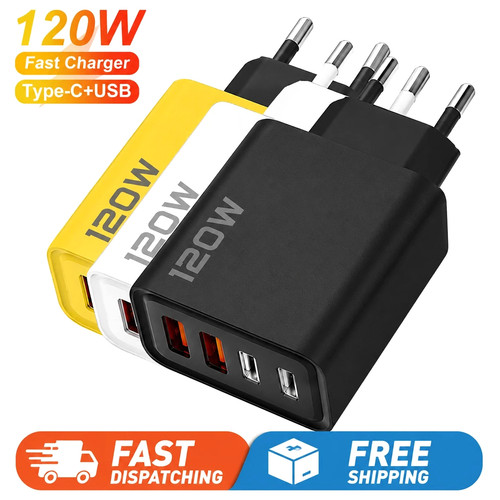 120w usb fach - 120w, 4-fach