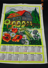 DDR Geschirrtuch Kalender 1981