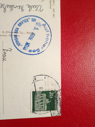 Postkarte motiv schiff - postkarte,