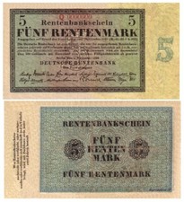 5 Rentenmark, Fünf