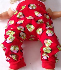 Baby Hose Pumphose Mitwachshose gr. 74 80 86 92 98 ❤️Rot Eule