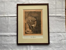 'Viel Durst', J P Hasenclever, Düsseldorf, Lithographie, 1850, Bild, Trinkszene