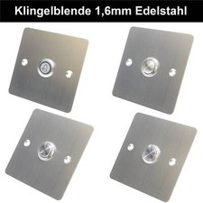 Klingelplatte Edelstahl