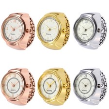 1pc Ring Uhr Runde Finger Uhr