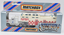 Matchbox Convoy CY15 Peterbilt Tracking Vehicle Truck NASA weiß. Macau 1/80