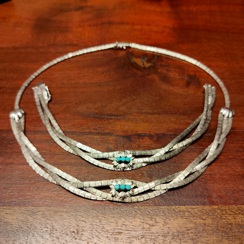 Vintage silber schmuckset 800 - schmuckset,