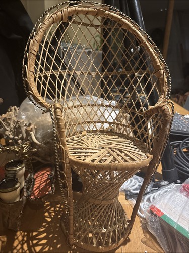 Vintage pfauenstuhl geflecht - vintage,
