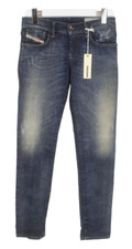 DIESEL Getlegg Slim-Skinny Low Waist 0808V Stretch Jeans Damen W27/L32 Blau