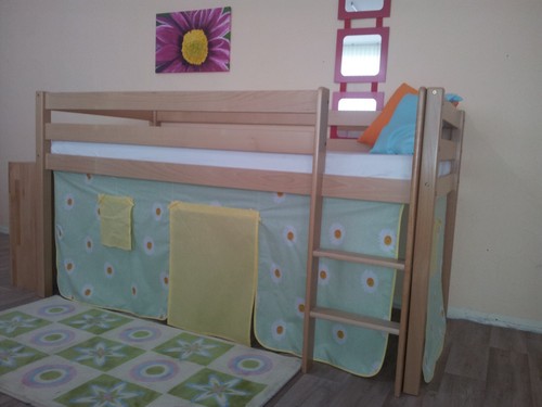 Hochbett vorhang umrandung - hochbett,