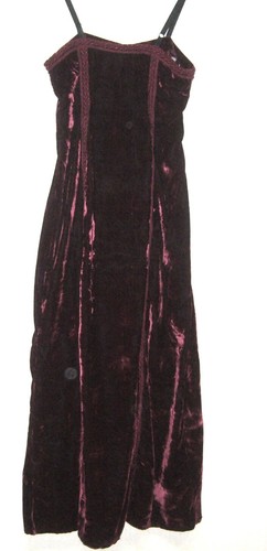 Gothic kleid samtkleid - kleid, in