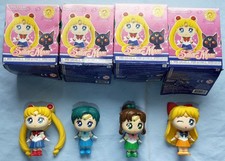 4er Set Sailor Moon + Merkur + Jupiter + Venus Funko Mystery Minis Vinyl Figuren