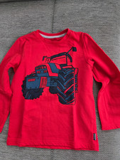 Jakoo Pullover, Kinder Gr, 116/122, rot mit Traktor, NEU