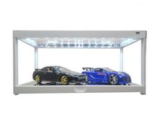 Vitrine weiss + Beleuchtung