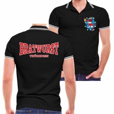Herren Poloshirt Polohemd Bratwurst Thüringen Roster Motive Ostdeutschland osten