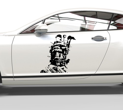 Autoaufkleber das wandelnde - das,