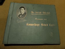 Plattenalbum Odeon Richard Tauber, Das deutsche Volkslied, leer, gt. Zustand 