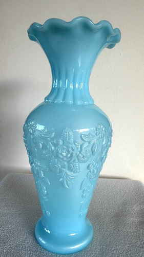 Glas vase opaline - glas,