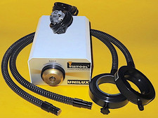 Visitool Unilux 2x Ringlicht Spaltringleuchte Kaltlichtquelle Mikroskop Halogen