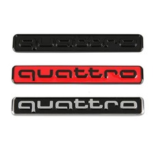 1 Pcs Für Audi Quattro Car Schriftzug Exterieur Emblem Zeichen Badge NEW