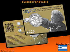 2 Euro Griechenland 2025 100. Geburtstag von Mikis Theodorakis in Coincard