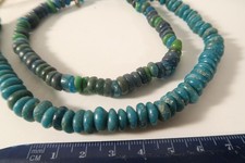 Alte Glasperlen blau Krobo