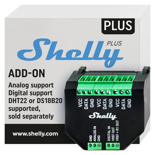 Shelly plus add relais - plus, add-on