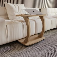 Beistelltisch Couch, mit Rollen, Kleiner Wohnzimmertisch, Sofatisch Wohnzimmer