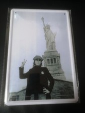 Blechschild 20x30 Musik, Beatles, John Lennon Freiheitsstatue Poster Plakat KB