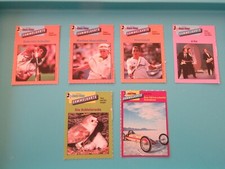 Micky Maus Sammelkarten 6 Stück Tennis, Pop+Rock, Tiere, Super-Flitzer