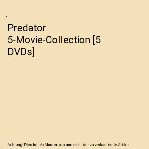 Predator movie collection 5 - 5-movie-collection, [5