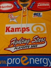 DEL DEG Düsseldorfer EG Eishockey  Playoff Trikot  #70 Jakobsen