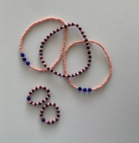 Handmade beaded bracelet stack - bracelet,