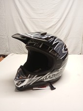 Casco moto Lazer Enduro Cross X5 Boomerang Junior Bambino Grigio Nero 3XS