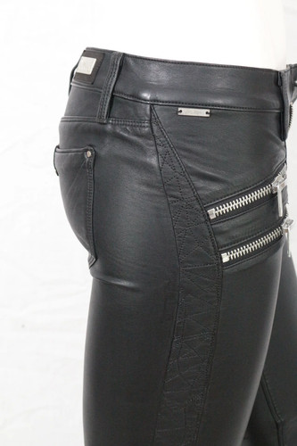 Love denim schwarze leder - love,