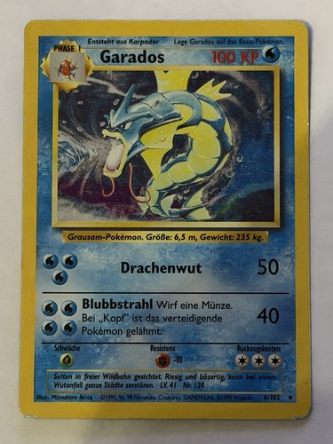 Garados 102 base - garados, 6/102