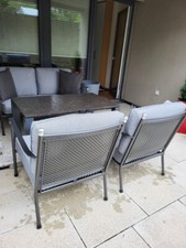 Zeottexx Royal Garden Excelsior Sitzgruppe 4erLounge Sitzbank Sessel Granittisch