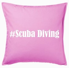 #Scuba Diving Kissenbezug Pink