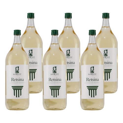 Mirios retsina weißwein - mirios, (6