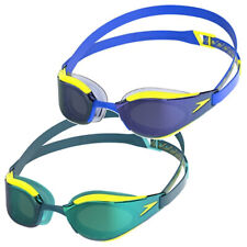 Speedo Fastskin Hyper Elite Mirror Yellow, Schwimmbrille, Wettkampf, UV-Schutz