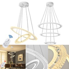 2/3 Rings LED Kristall Lüster