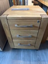 Büro Rollcontainer Echtholz Eiche