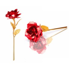 2x Gold Rose 24K Gold-Design