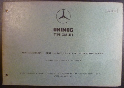 Mercedes unimog motoren 314 - mercedes,