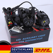 2x LED Für BMW R1200GS F800GS Motorrad Nebelleuchte Zusatzscheinwerfer Lauflicht