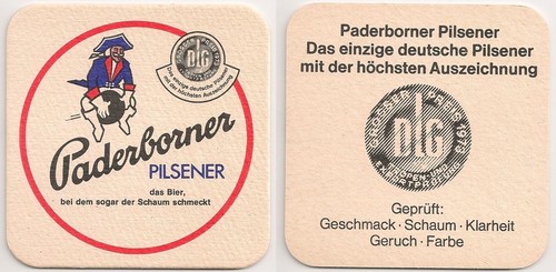Paderborner alter bierdeckel - paderborner,