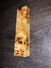 Stabilisierte Pappel Maser (und Riegel) Messergriff Holz/ Kantel